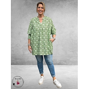 Gozzip Tuniek Ulla Groen Print